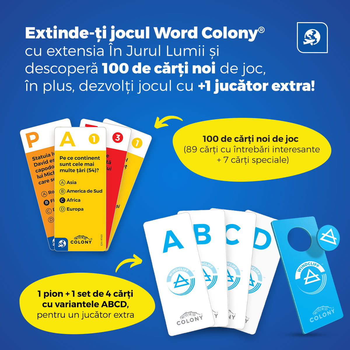 Extensia Word Colony In jurul lumii